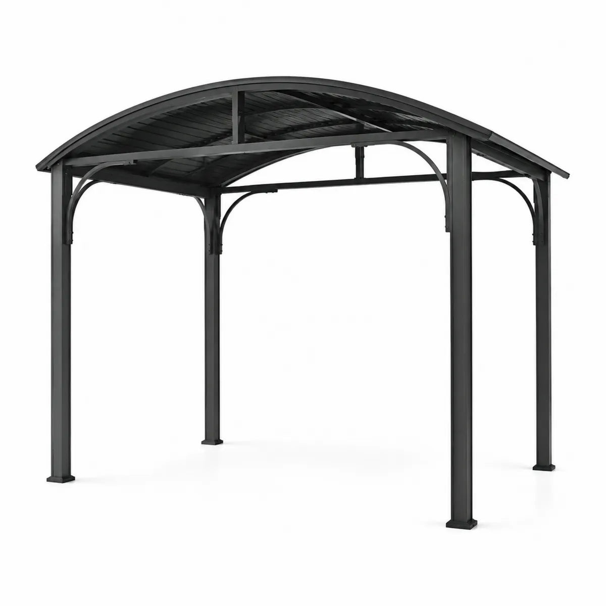 Altana aluminiowa z poliwęglanu, antracytowa, 300x400x260 cm
