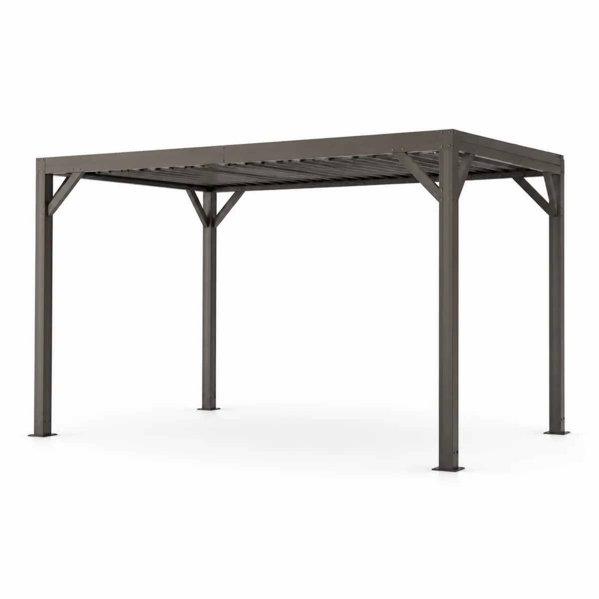 Pawilon metalowy prostokątny 300x400 cm stalowy antracytowy