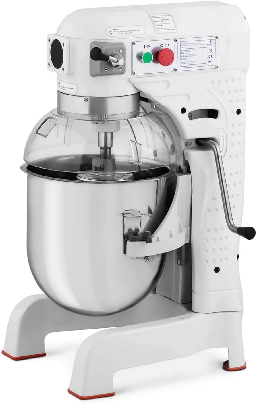 Royal Catering mikser planetarny, RCPM- 30WP Catering profesjonalny Piekarnia Petrin, Bol, Pizza Spirale 30 Litrów, 1 100 W, 30 l / 7, 230 V, 325 mm, 7, 5 kg RCPM-30WP