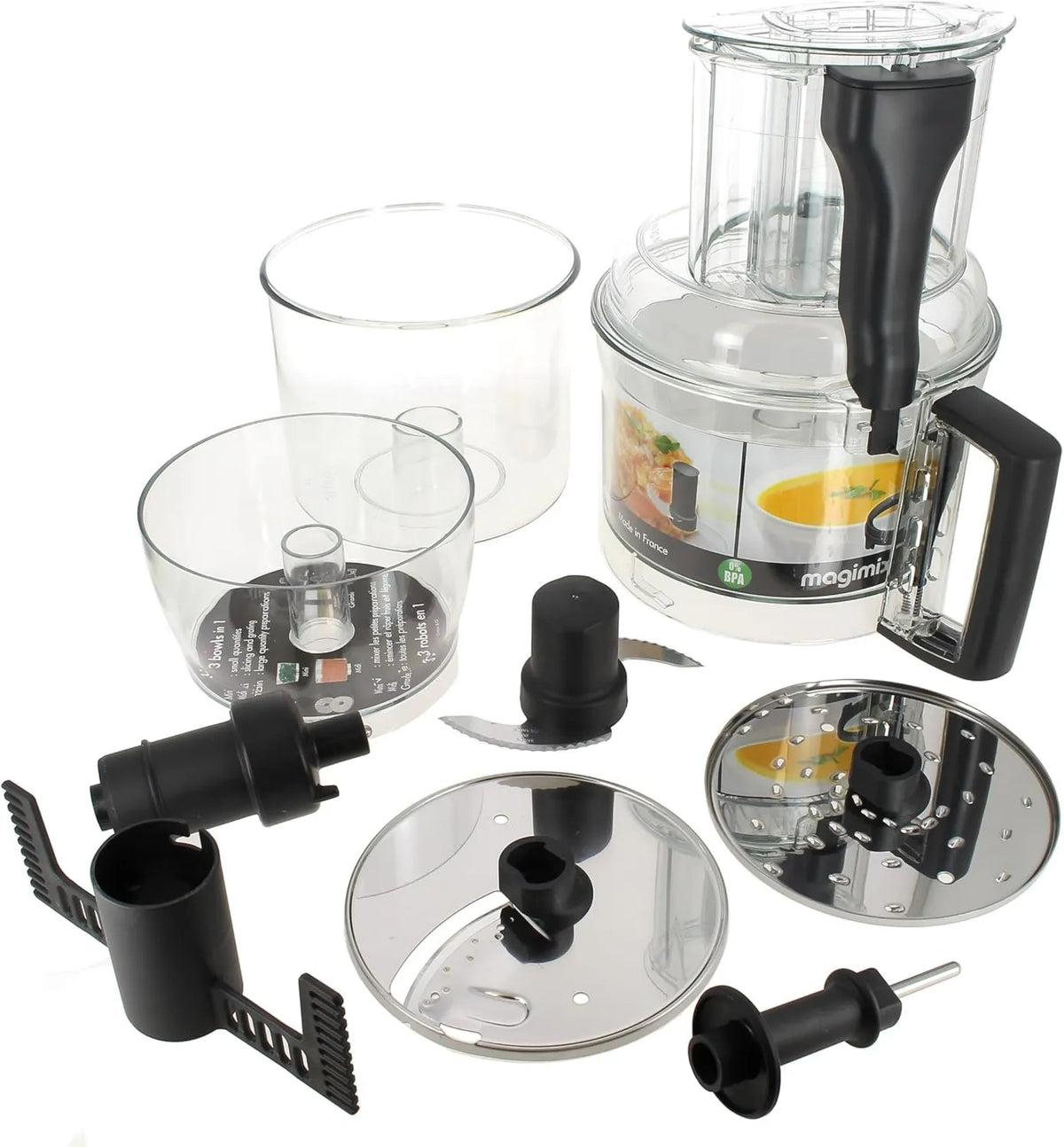 Robot kuchenny, 4100g, 4100 g, 435 435 100g, Kompletny zestaw miski do mieszania Robot kuchenny 4000/4100/4200-17672 17672