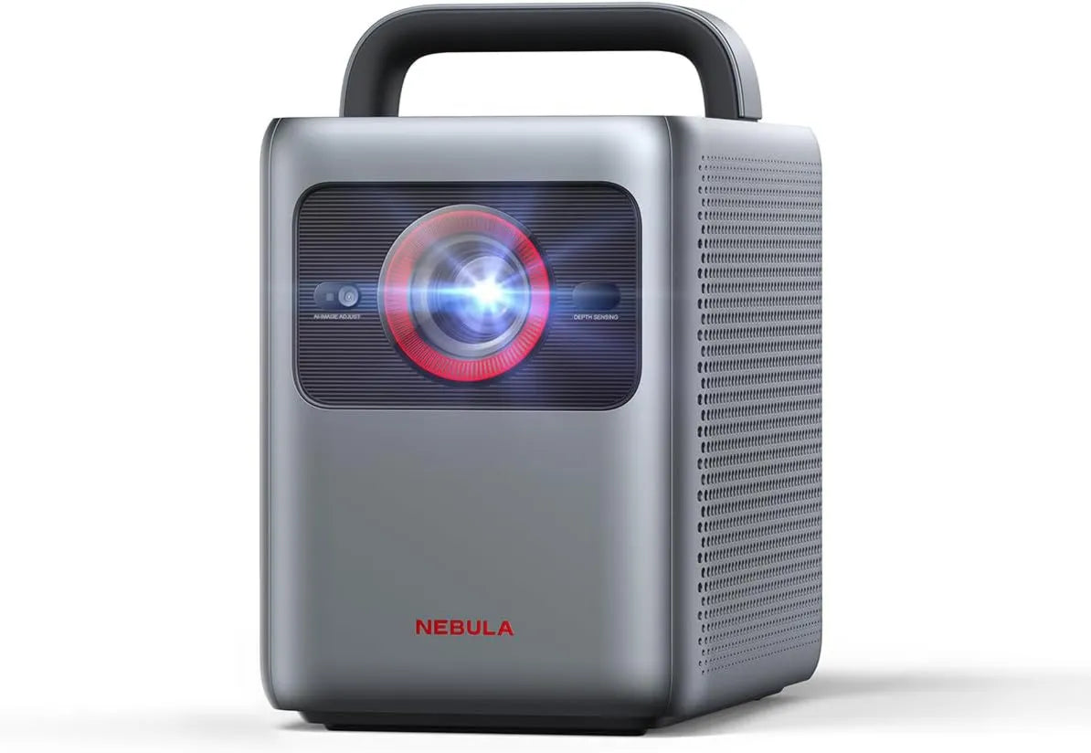 NEBULA projektor, Google Smart TV, TV, 4K UHD, laptop, Mgławica Anker Cosmos 4K SE Inteligentny wideo, 1800 ANSI Lumens światła, Laser + LED