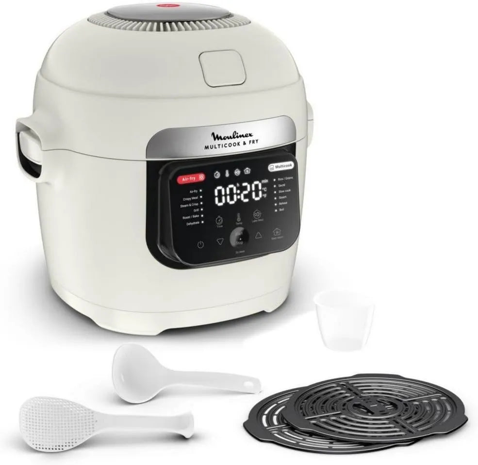 Moulinex, MZ7311 Multicook & Fry Mijoteur 1200 W biały