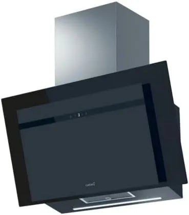 CATA okap kuchenny, 800GBK 983m3, h, 80 cm, 983 m3 / h, tłumik, czarny, h 6 poziomów LED ekstrakcja Instalacja przyłączeniowa m3/h