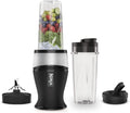 NINJA blender kielichowy, QB3001EUS Blender, 700 W, wąski, czarny, 2x 470 ml