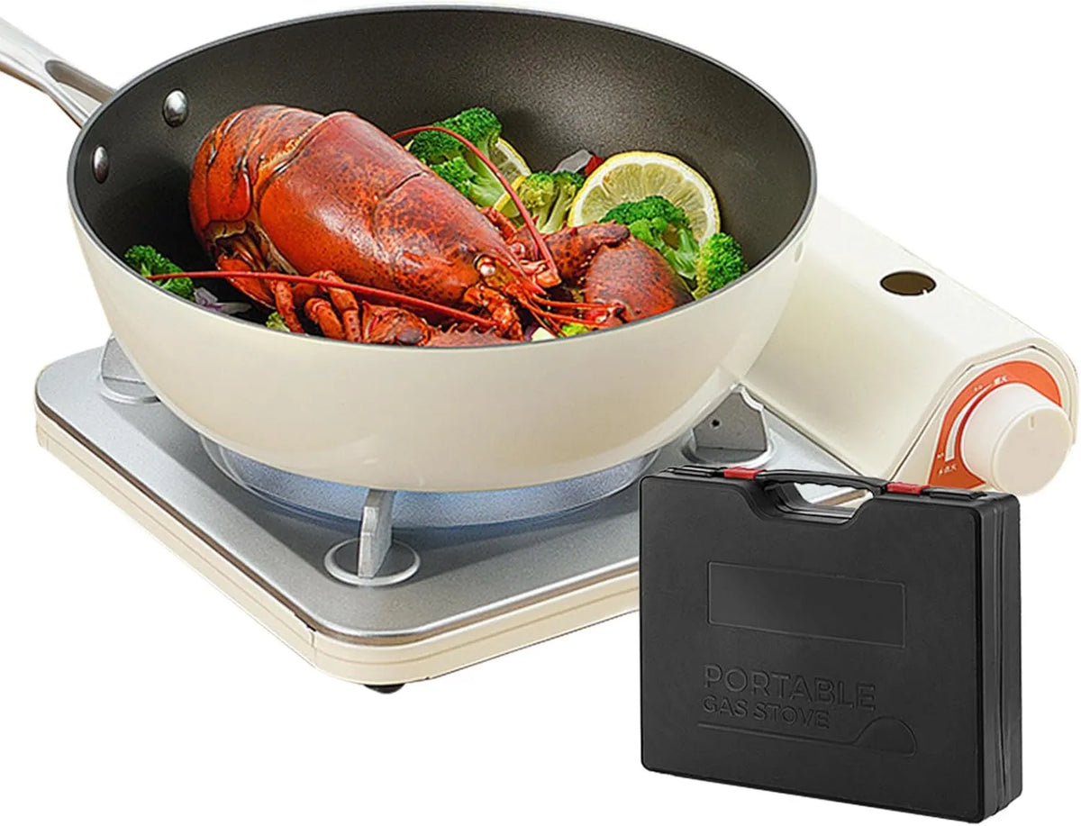 Generic kuchenka turystyczna, Produkt Ultra- Fin Burner z pokrywą transportową, kemping Réchaud do użytku na zewnątrz Kuchnia przenośny do pieszych, Compact Kuchnia dla podróżujących