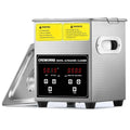 CREWORKS, Grzejnik elektryczny, 2 l, 60 W, 40kHz, licznik czasu, profesjonalny, stal nierdzewna