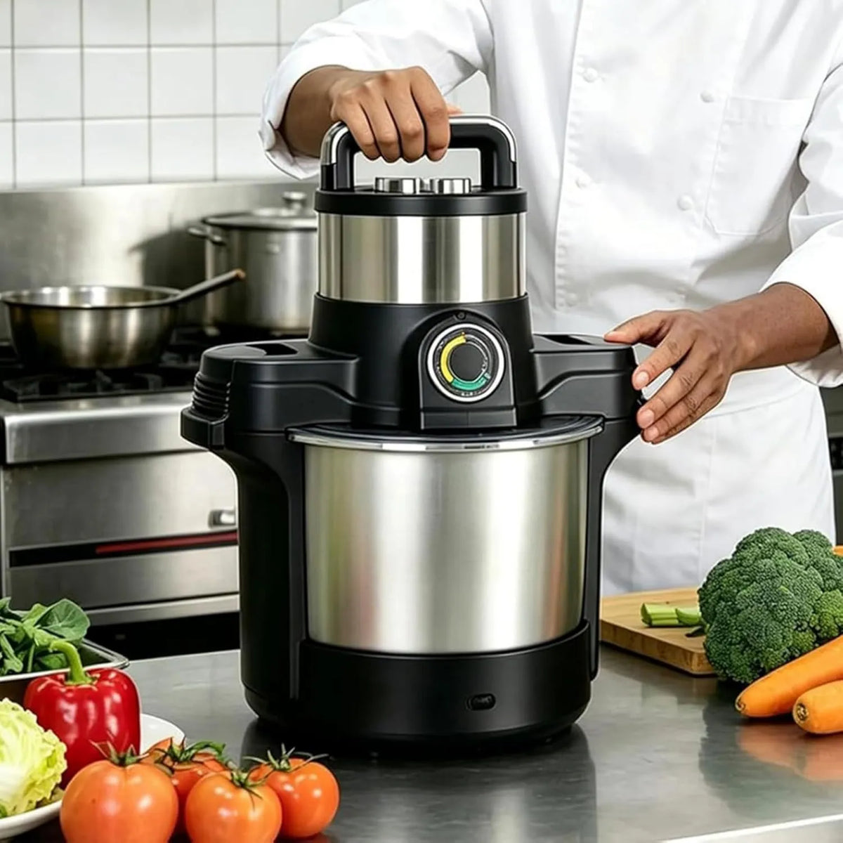 JOSBY, Robot, 6 l, 1600 W, minutnik, profesjonalny, restauracja, dla 5 do 6 osób