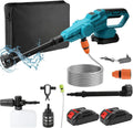 UOEONR, Makita Wysokie czyszczenie ciśnieniowe, 3500 W, 18 V, przenośne, 100 bar, 3500 W silnik bez miotły, przenośny pistolet do czyszczenia ciśnieniowego, 380 l / h