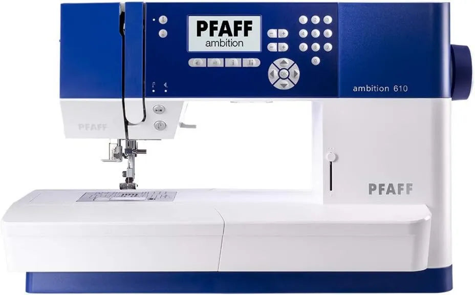 PFAFF elektroniczna maszyna do szycia, Maszyny do szycia