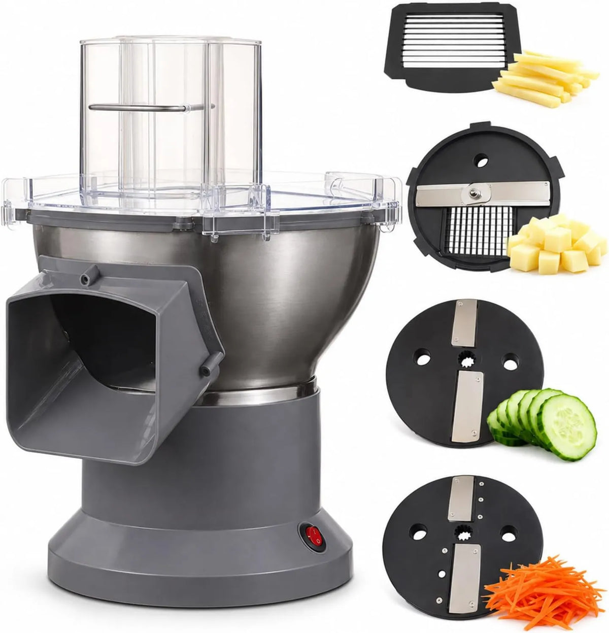 liuyunfeiGL, 4 -in-1 Aparatura, 200 W, 220 kg, profesjonalny, do cięcia krojenia, Nożyce do warzyw 4-en-1