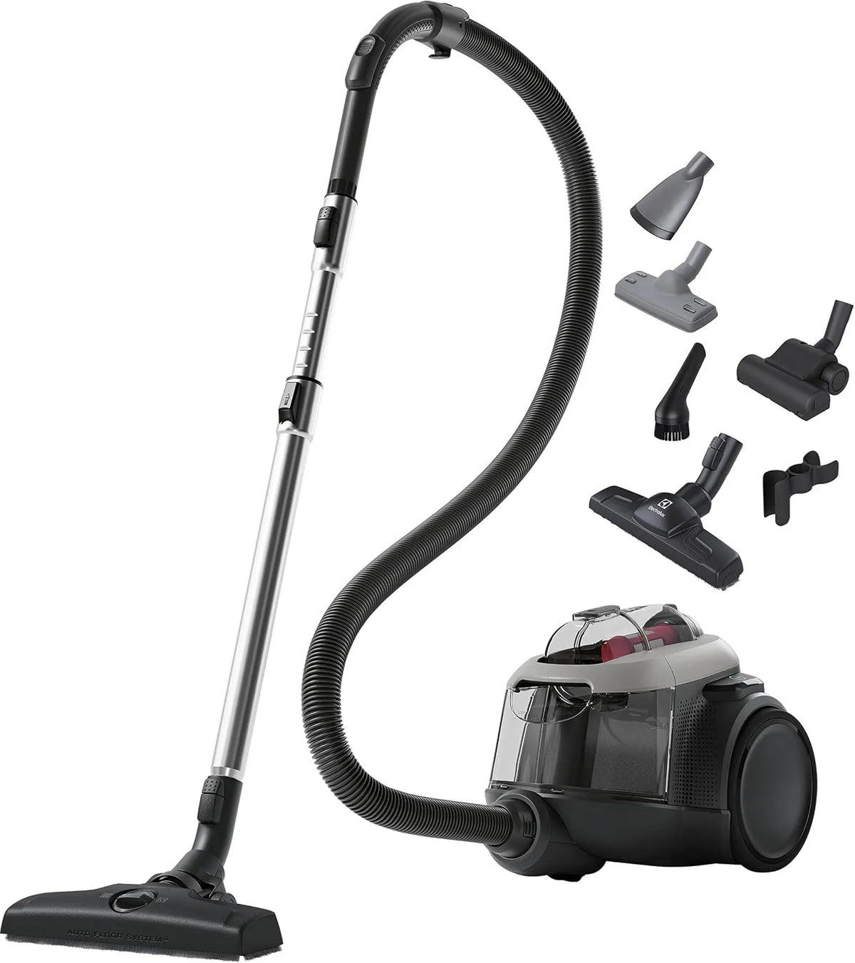 Electrolux odkurzacz tradycyjny, EL61A4UG Odkurzacz, szary, Zwierzę 600, 6 stopni Filtracji