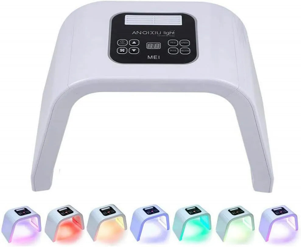 Bazargame, Lampa, LED, kamera, LED Maska 7 kolor LED Lekka terapia Lampa Lampa odmładzanie Maska kamera twarz Body Pielęgnacja
