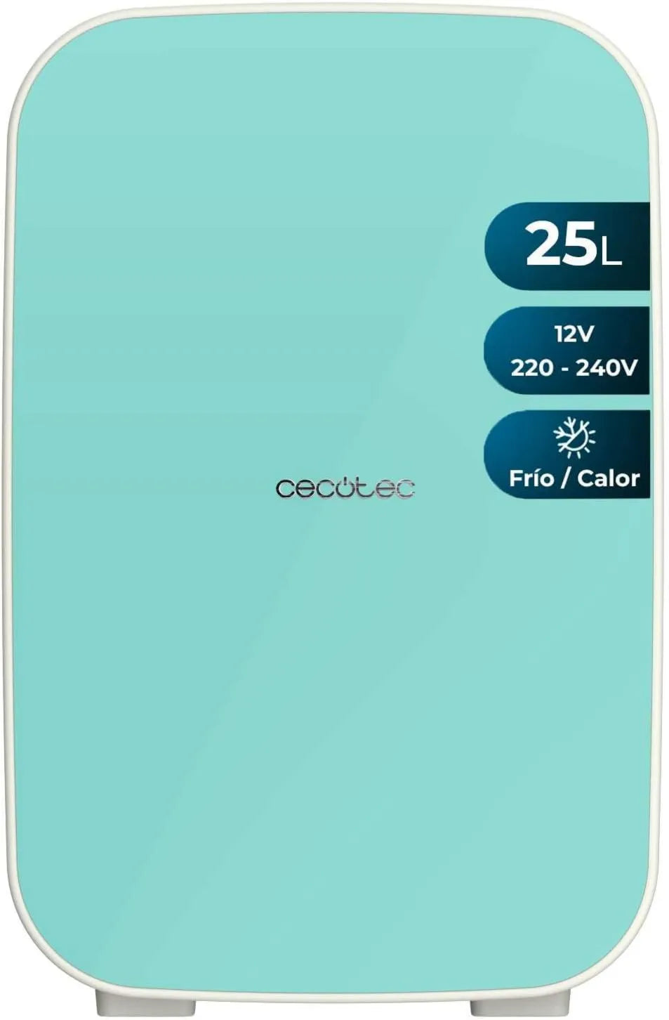 Cecotec minilodówka, Bolero MiniCooling 25 l 12 V- 220 V Lodówka, 25 l, 12 V, chłodzi do 7 oC i ogrzewa do 65oC, Mini Lodówka Bolero 12 V-220 V