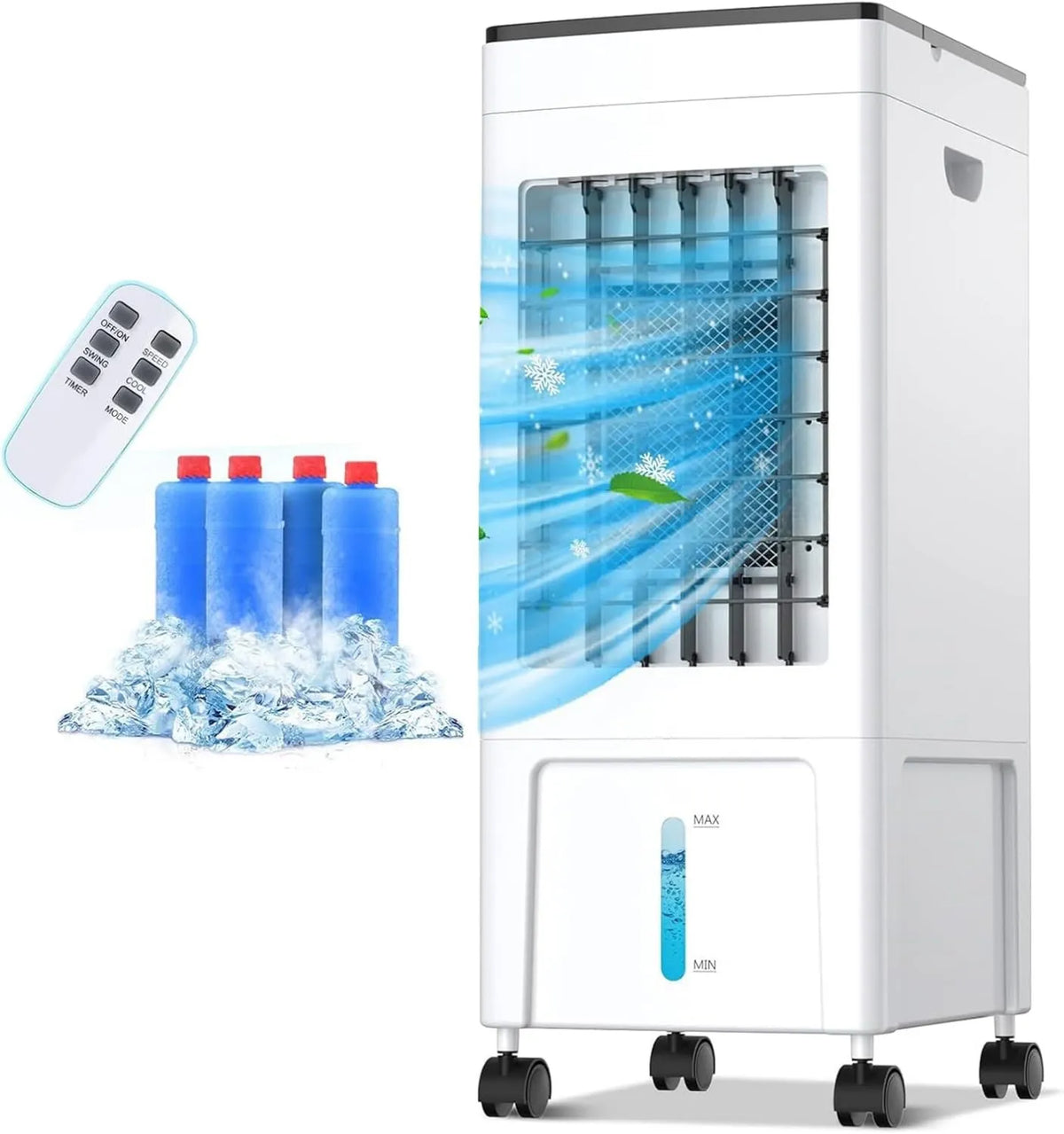 Generic klimatyzator przenośny, 8 l, licznik czasu, nawilżacz i czyściciel Dair 8 l, 3 tryby