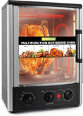 NutriChef, Piec elektryczny, 22 l, Kuchenka Żywotna 24QT, licznik, grill, kompaktowy, termostat, szkło, Kuchenka Żywotna Four Rotisser 24QT, Mini Convection Comptoir Piekarnik
