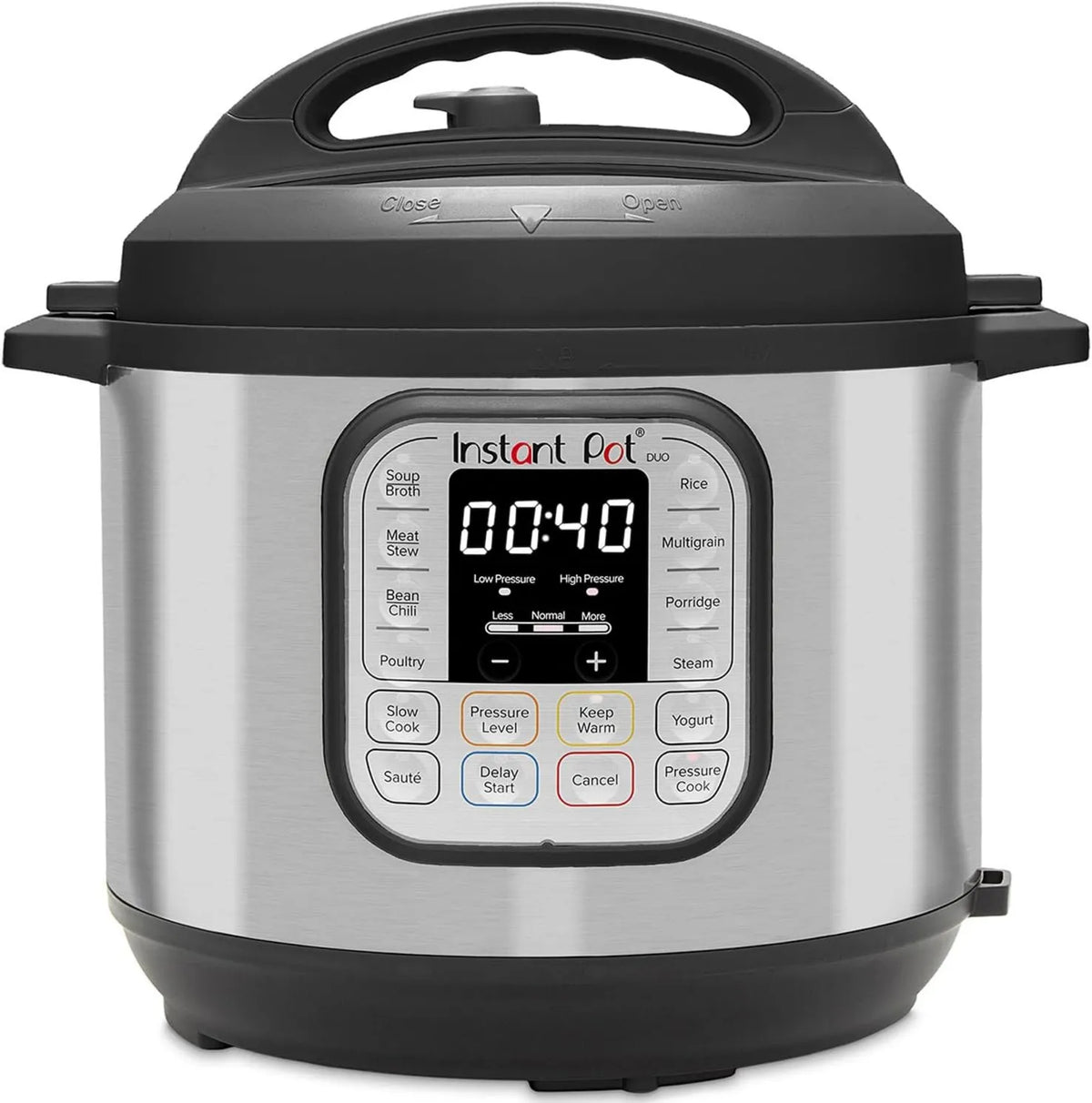 Instant Pot Duo 80 Wolnowar, Czarny/Srebrny
