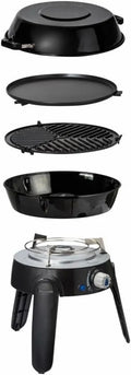 Grill gazowy, 130 g, funkcja grilla, CADAC Przenośny grill gazowy Safari Chef 30 LP Powłoka ceramiczna Camping