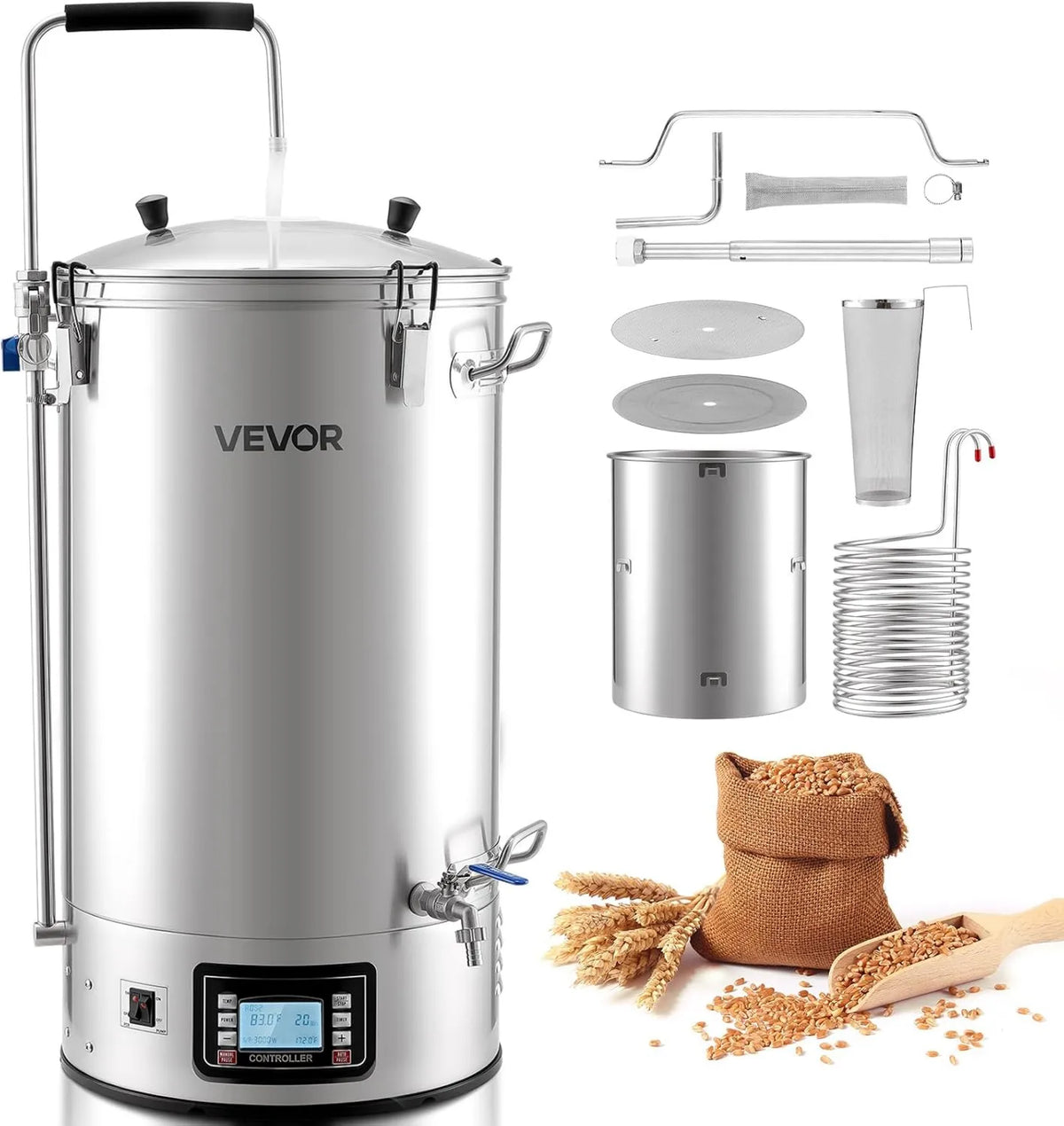 VEVOR, Brasser Maison, 60 l, dla Brasseur Maison