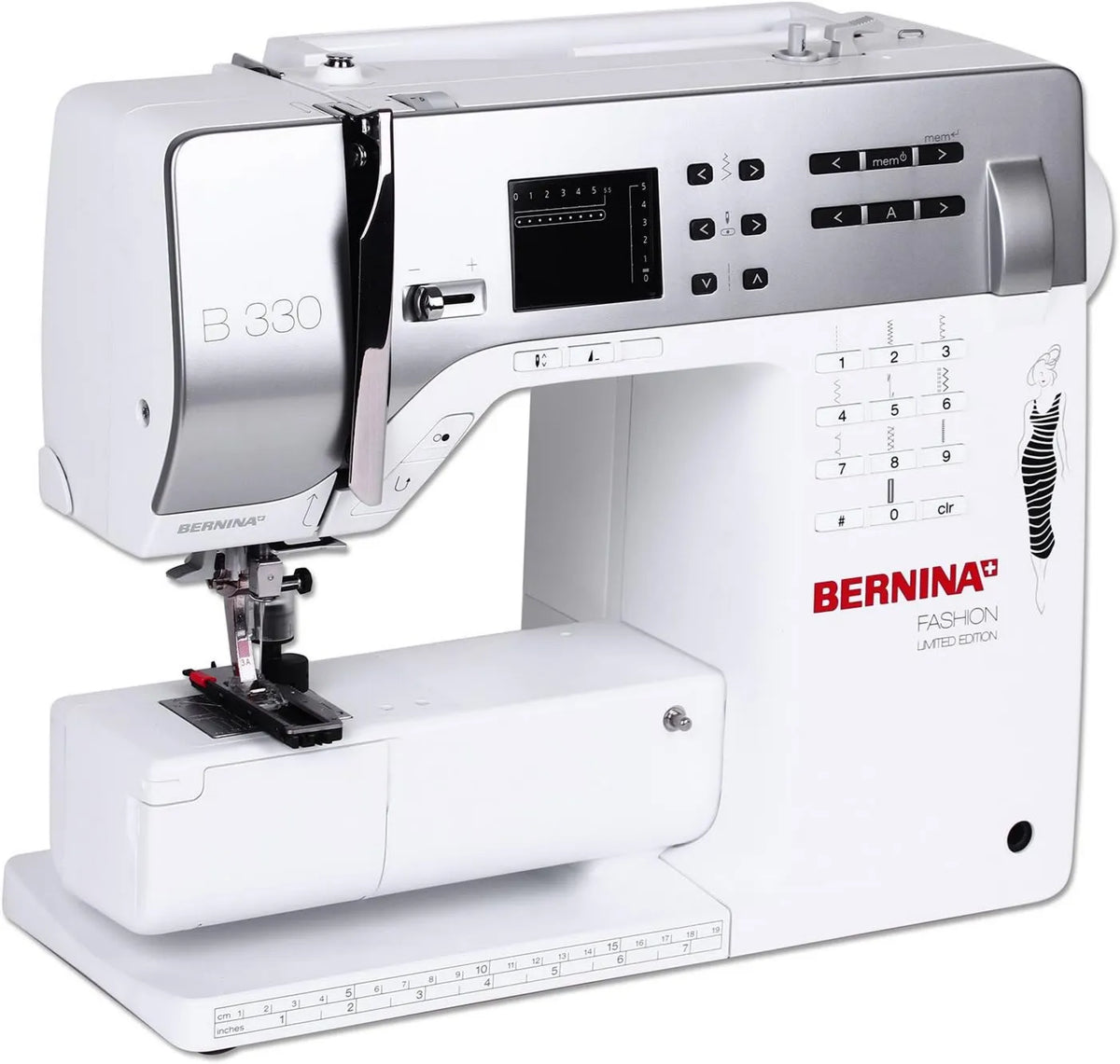 Bernina, 330 wyposażone w darmowe Kniehebel- moda limitowana edycja
