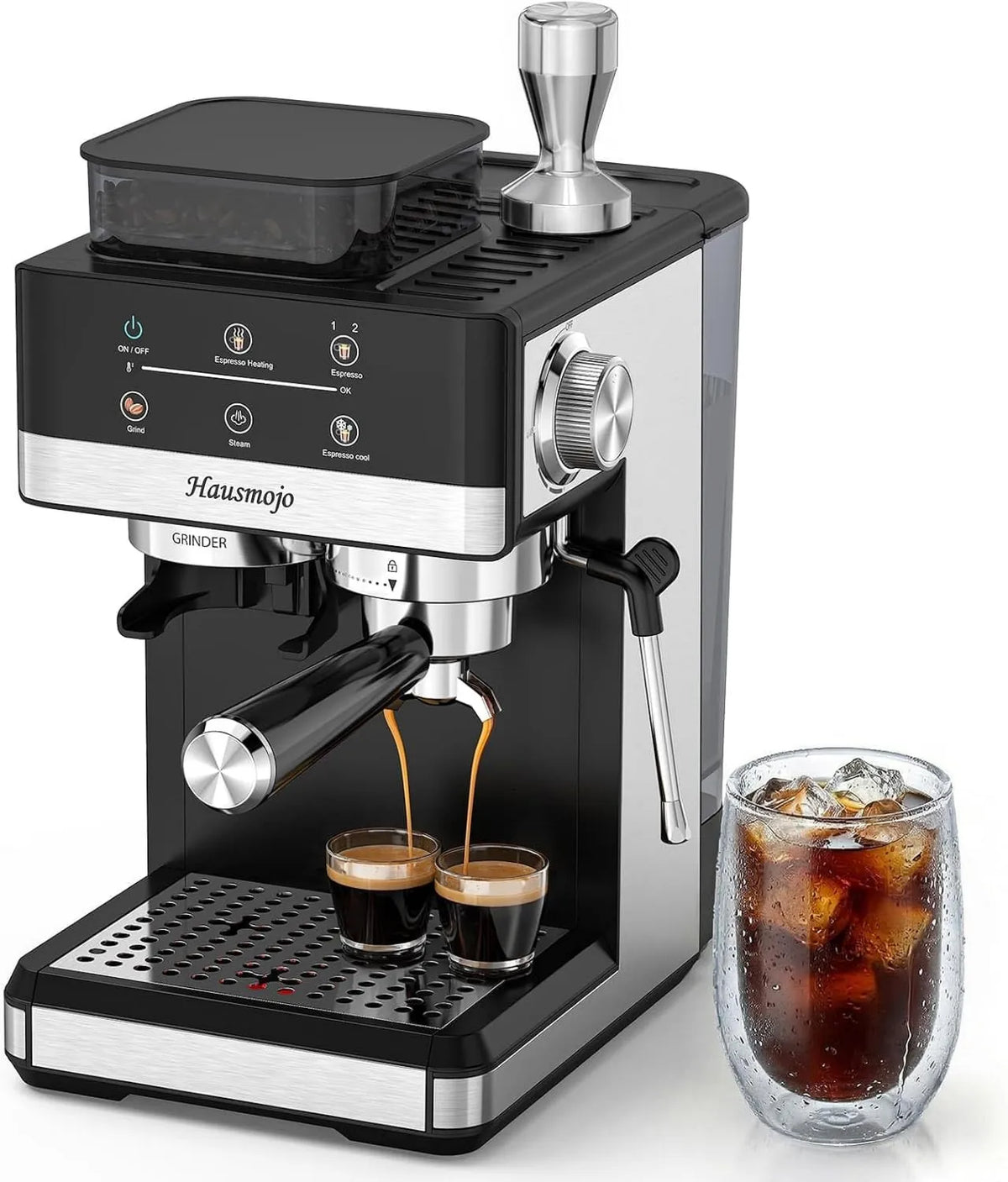 Hausmojo, Mech mleczny, emulgator mleka, dotyk, profesjonalny, cappuccino i latte, kontrola dotyku