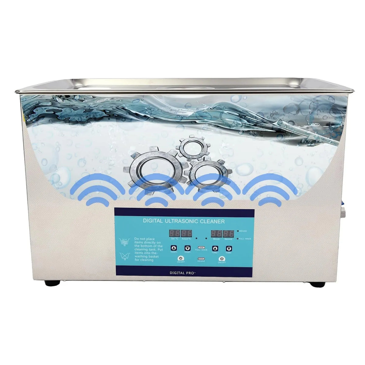 Fermoirper, Grzejnik elektryczny 28 / 40KHz, 30 l, 600 W, 220 V, licznik, profesjonalny, 30 l ultradźwiękowy czyszczący 28/40KHz