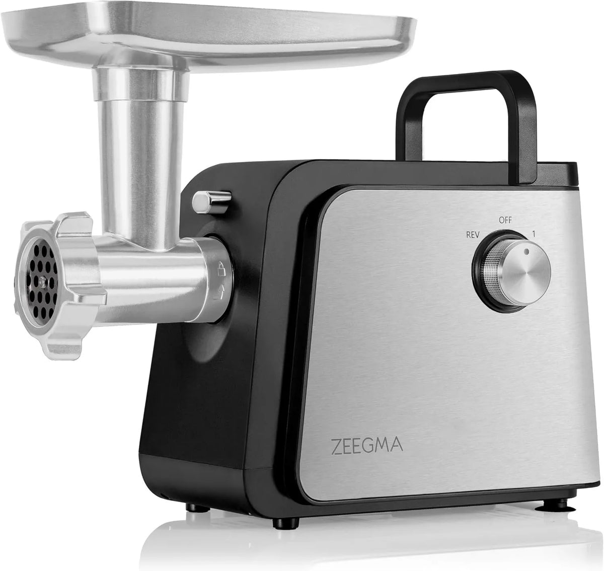 Zeegma maszynka do mięsa, W 3 HEEF EASY Elektryczna chusteczka do mięsa moc 2100 Stal nierdzewna Dyski Kiełbasy Chusteczki Warzywa Szlifowanie pleców