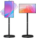 ExoticaBlend, Szafka TV 1080p 4 + 64GB, 21, 5 cali, przenośne, poruszające się koła, dotyk, Android OS, czarny, 6000 mah Zintegrowany, Android 14, Monitor biegania 64Go