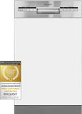 Exquisit, Wybitny zmywarka do naczyń EGSP1009-EB- 030E, 45 cm, szczupły format, do zabudowy, stal nierdzewna EGSP1009-EB-030E