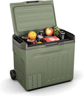 KLARSTEIN minilodówka, elektryczne lody, 40 l, -20 do 20°C, LCD ekran, kemping, mini przenośna lodówka, zielony, PolarForce 40 l lody - lody