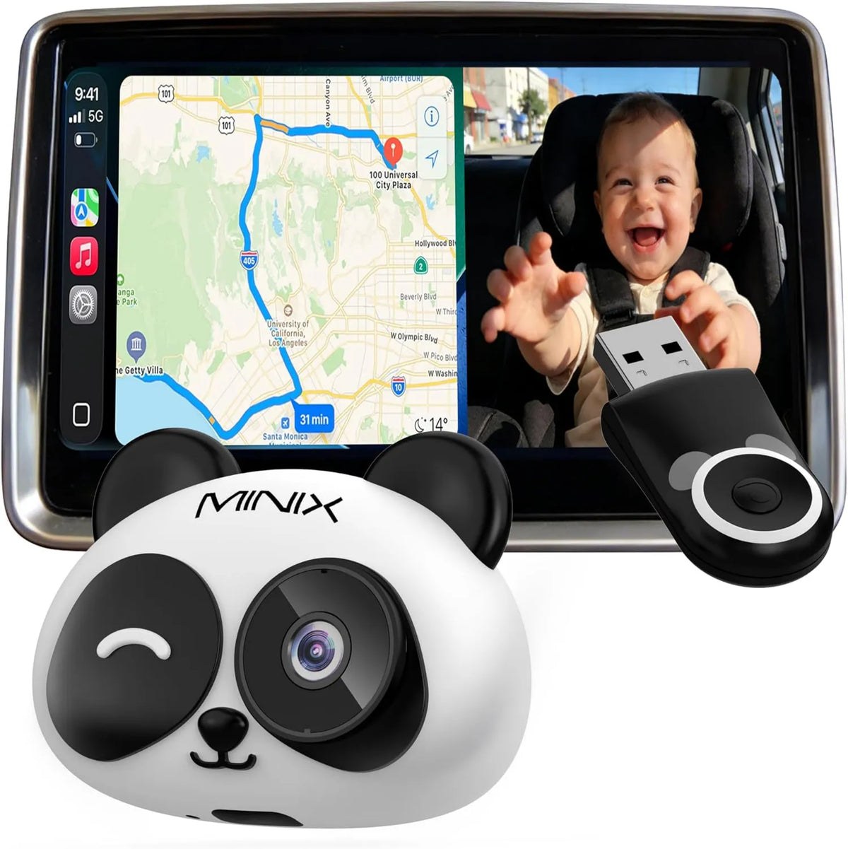 MINIX, Monitor, CA520 1080P, Android OS, kąt 150 ° Niska latencja