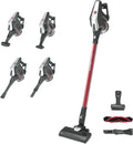 Hoover odkurzacz pionowy, HF322TH Odkurzacz, oświetlenie LED, szary, Wysoki zakres, 2 Szczotki Akcesoria