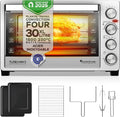 TurboTronic By Z-LINE mini piekarnik, Piec elektryczny, 30 l, 1500 W, TurboTronic EVS30, kompaktowy, 230°C, Piec do grzania wirującego, Piec mini, Srebrny
