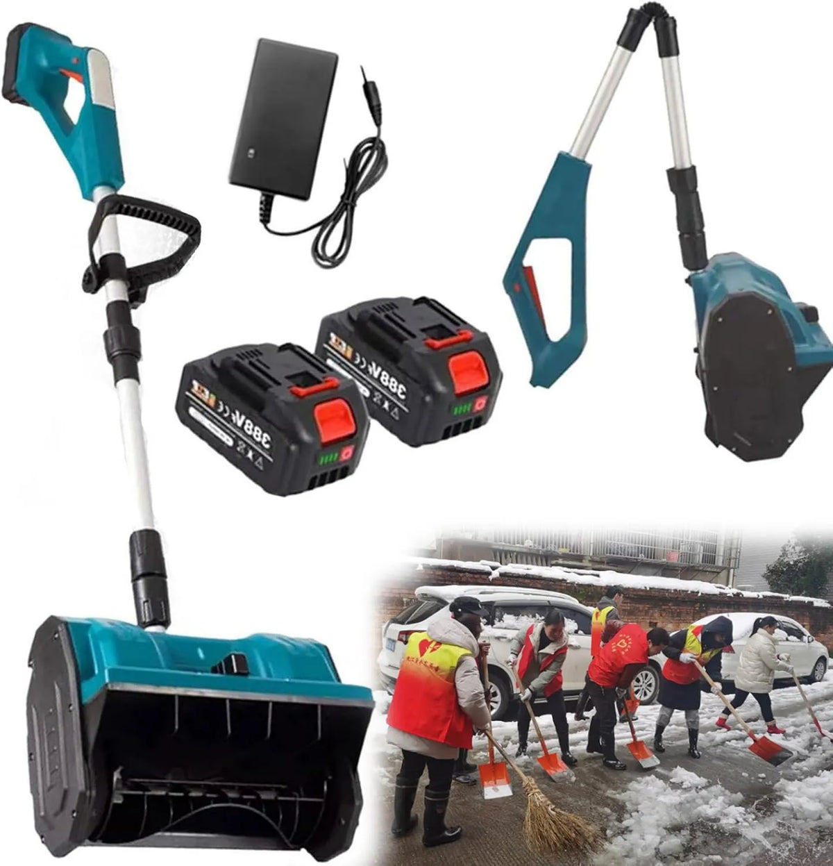 RayGenius, 1Xbateria ReTractable, zamiatacz podłogi, 32 Cm, bezprzewodowy, dla Les Chemins D 'éCole 1Xbattery