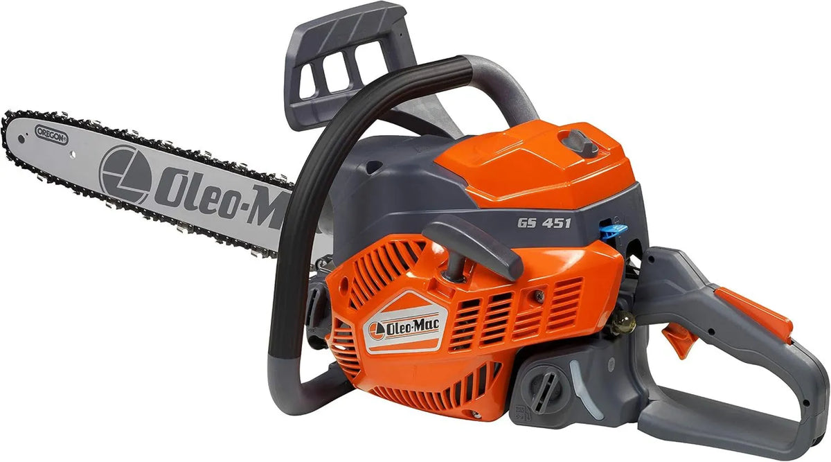 GS451 pilarka łańcuchowa, Piła łańcuchowa Oleo Mac nowy model do drewnianych kłód