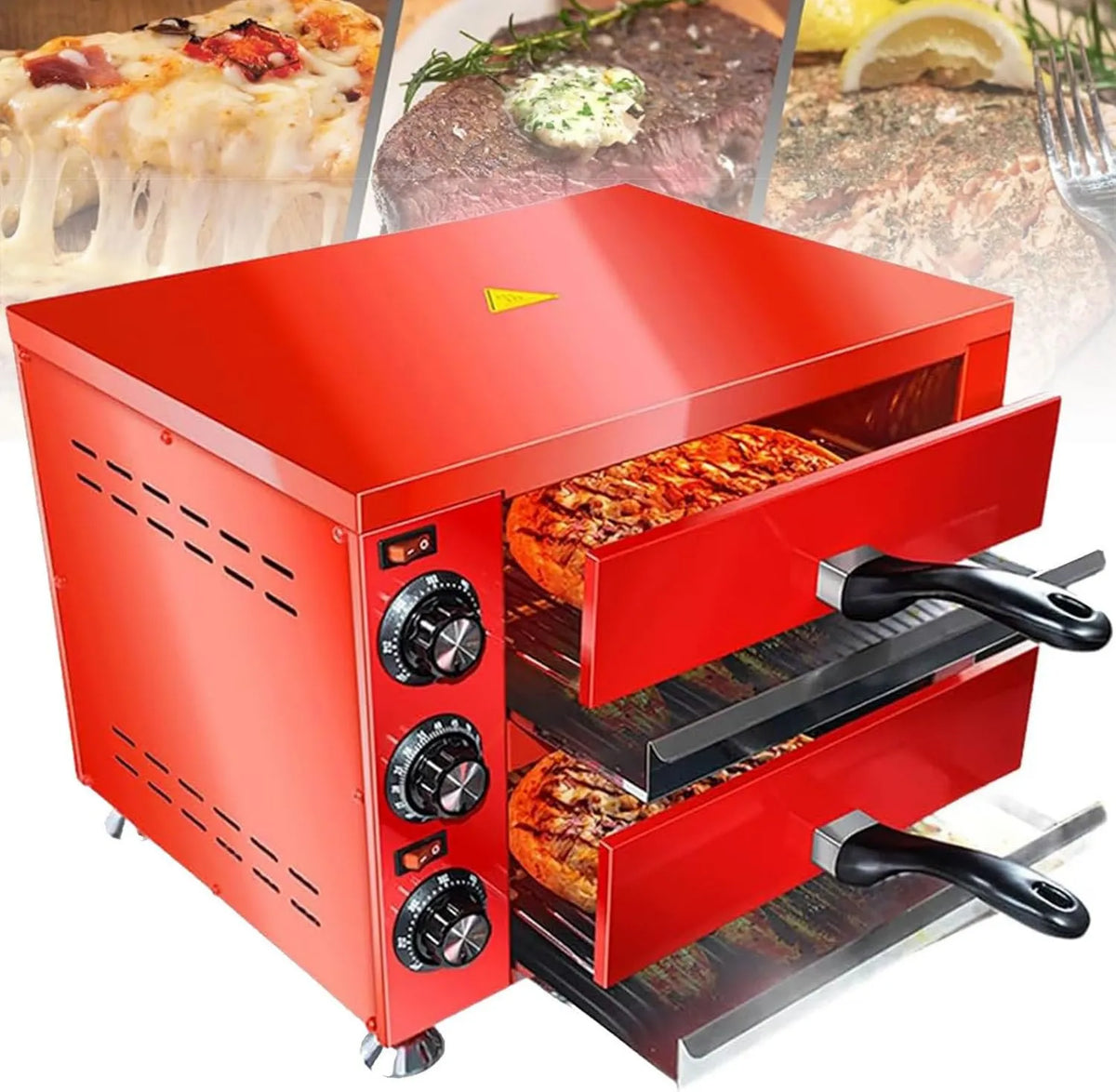 Hydravex piec do pizzy, Piec elektryczny do pizzy, 12 cali, profesjonalny