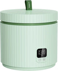TOKIT ryżowar, Kuchenka, elektryczna kuchenka ryżowa, 1, 5 l, ceramiczne wnętrze, zielony, dla 1-3 osób Rice Martite Anti- stick wewnątrz